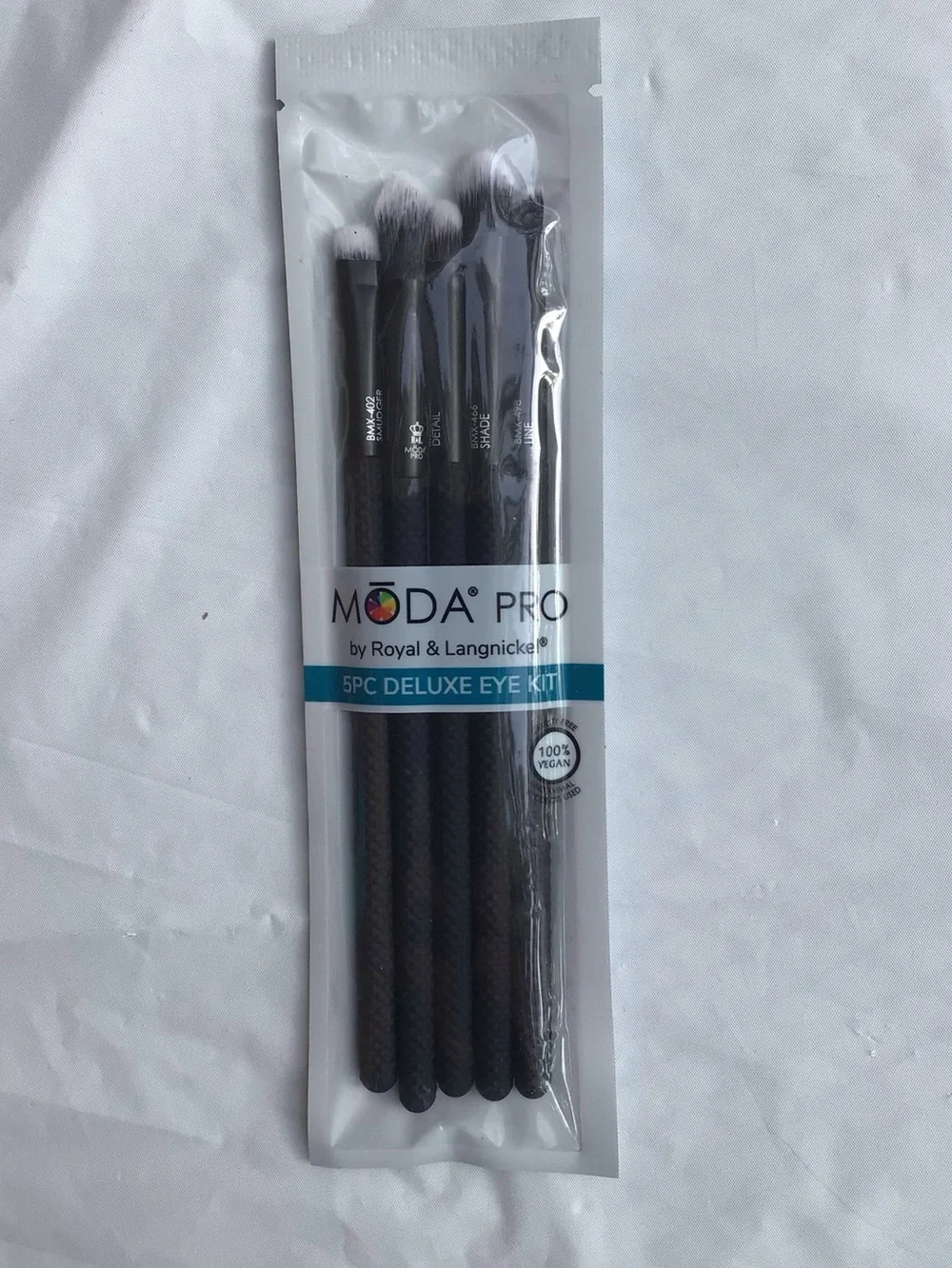5PC Deluxe Eye Brush Kit - Black
